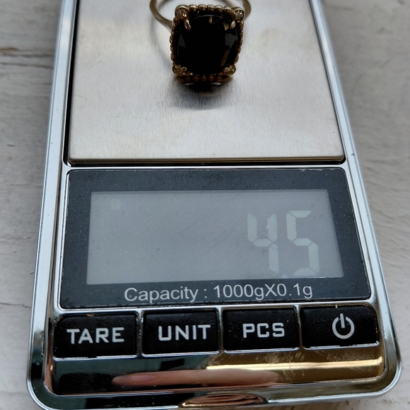 Tiffany Diamond Silver Spinel Black Onyx Ziegfeld Ring - Picture 6 of 10